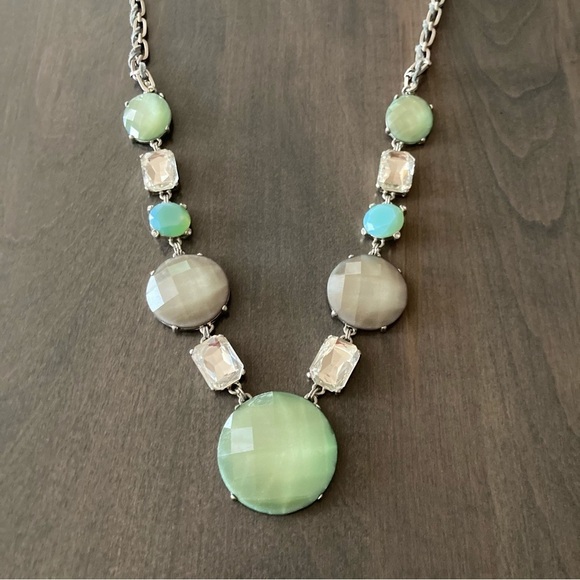 J Crew Cabochon Beaded Bling Long Necklaces Bundle Set of 3 E - Picture 8 of 12